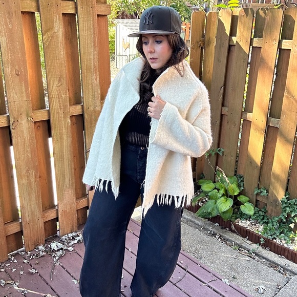 Designer Wool Blanket Jacket OOAK - Picture 6 of 13